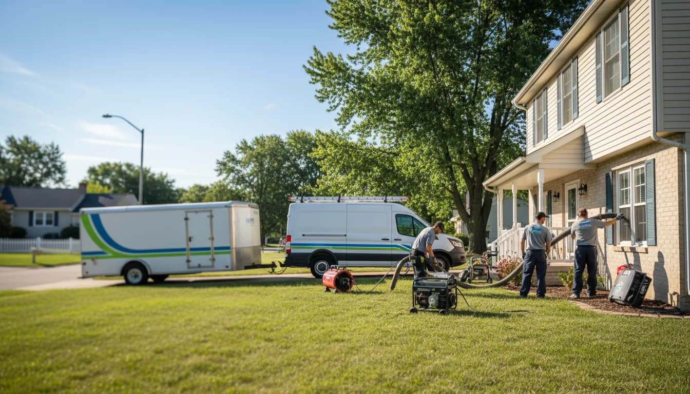Flooded Basement Restoration And Cleanup With Repair in Graysville, OH near me